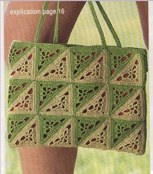 crochet rectangular bag with triangular modules (1)