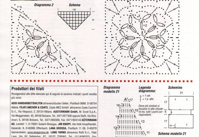 crochet shawl with modules
