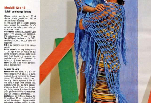 crochet shawls woman netted (2)