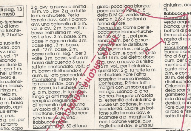 crochet slippers white yellow green (3)