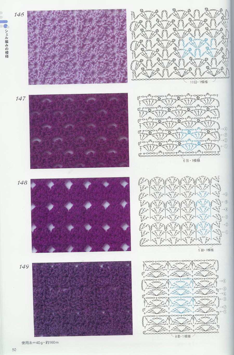 crochet stitches (300)
