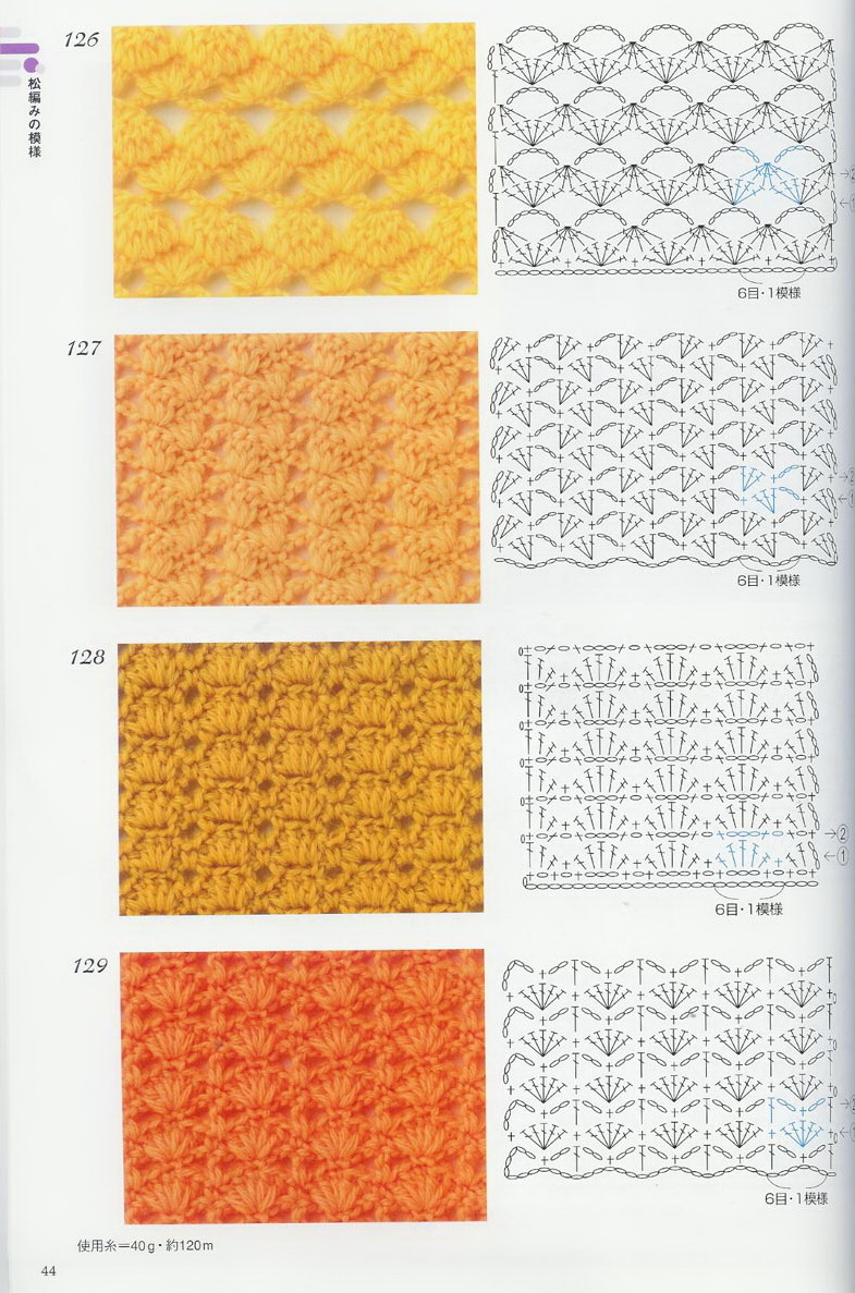crochet stitches (336)