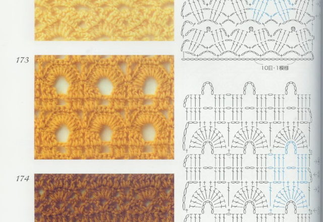 crochet stitches (350)