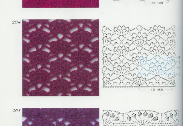 crochet stitches (360)