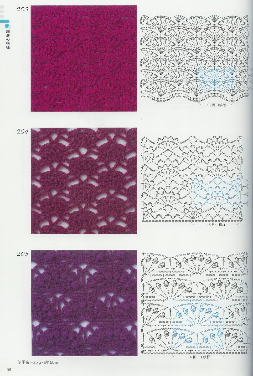 crochet stitches (360)