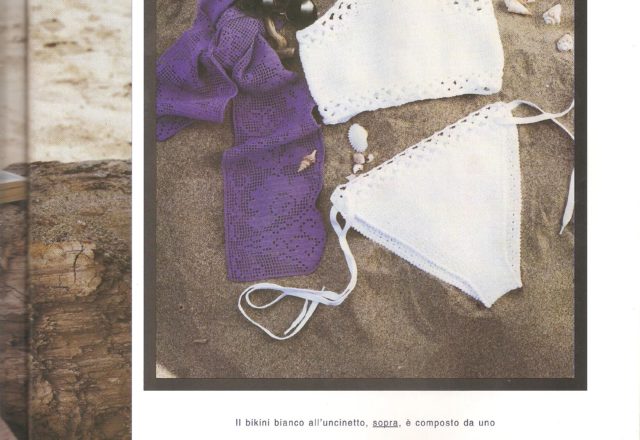 crochet swimwear handbags and swimsuit (1)
