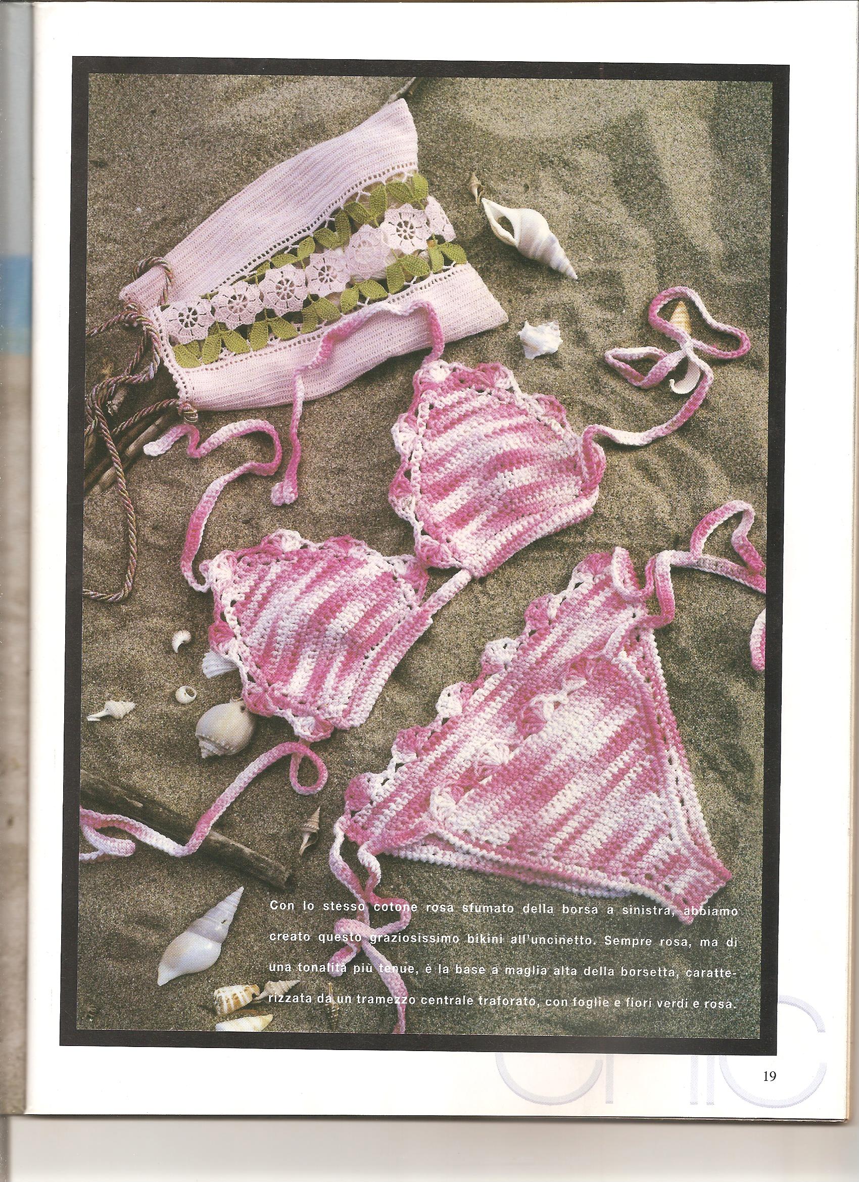 crochet swimwear handbags and swimsuit (3)