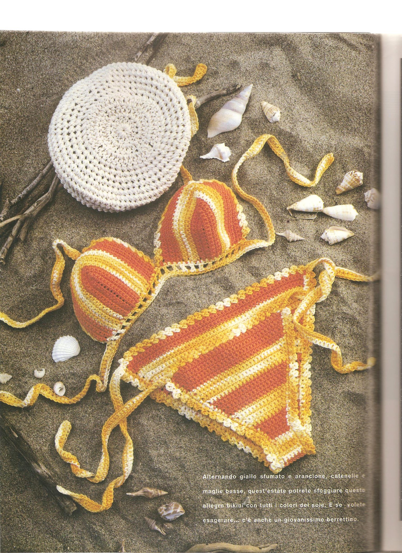 crochet swimwear handbags and swimsuit (4)