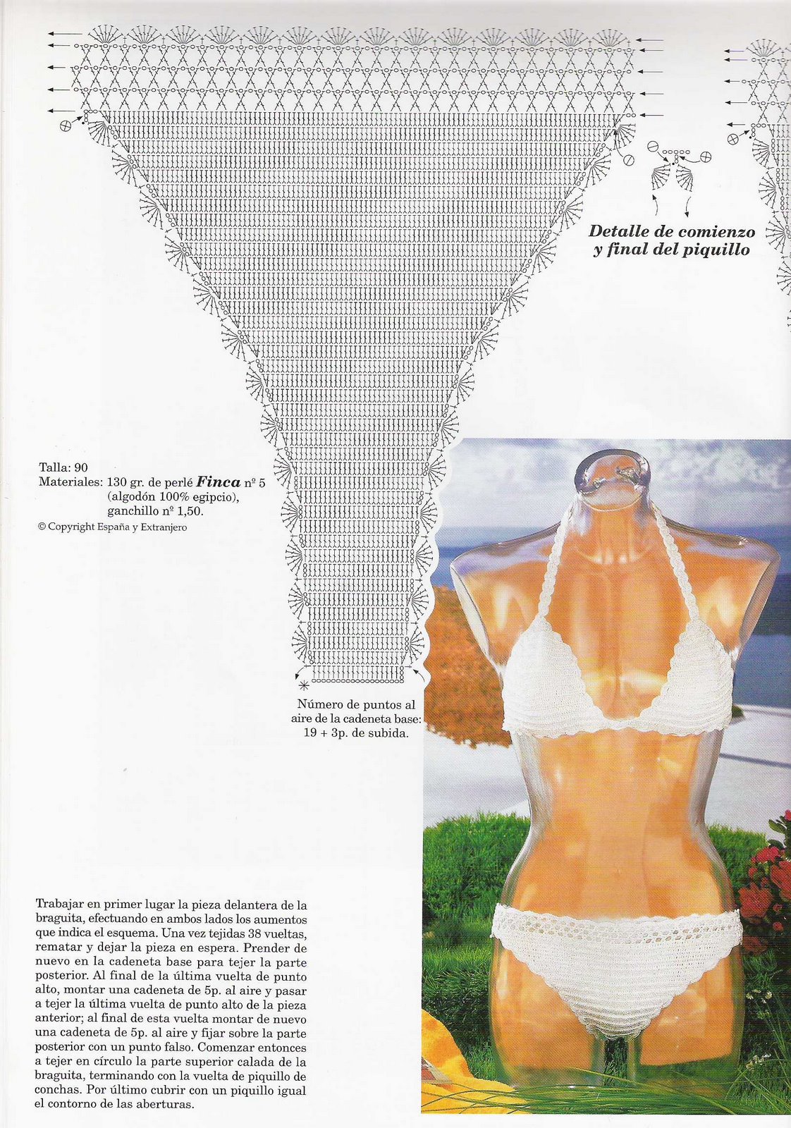crochet white bikini swimsuit (1)