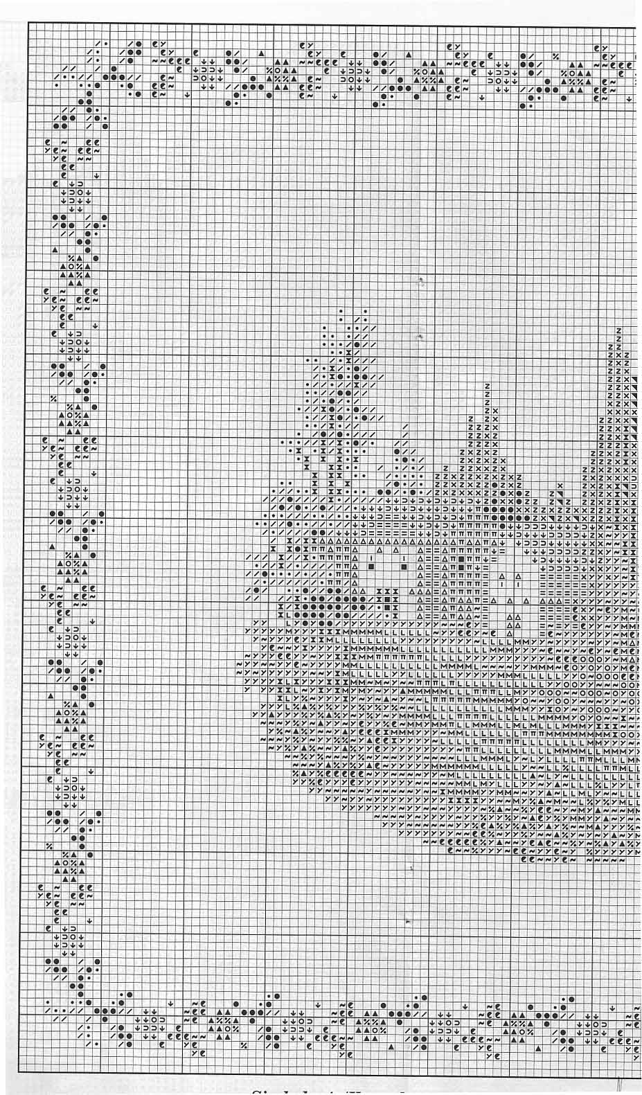 cross stich Picture with a piece of cottage (2)
