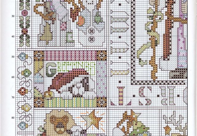 cross stitch christmas sampler (4)