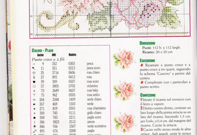 cross stitch cushion roses dahlias (4)