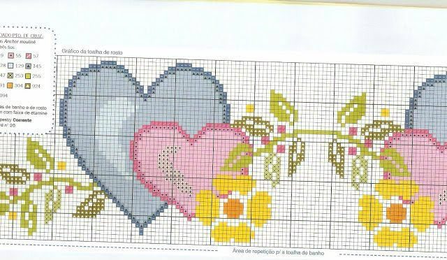 cross stitch hearts and flowers border (1)