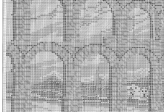 cross-stitch picture of an ancient aqueduct (2)