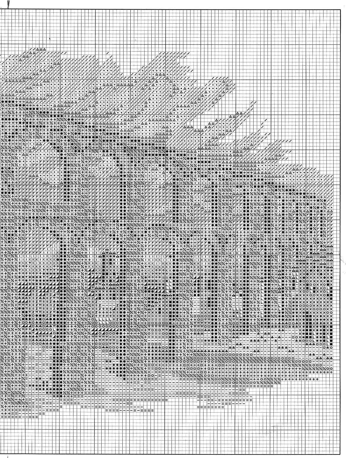 cross-stitch picture of an ancient aqueduct (3)