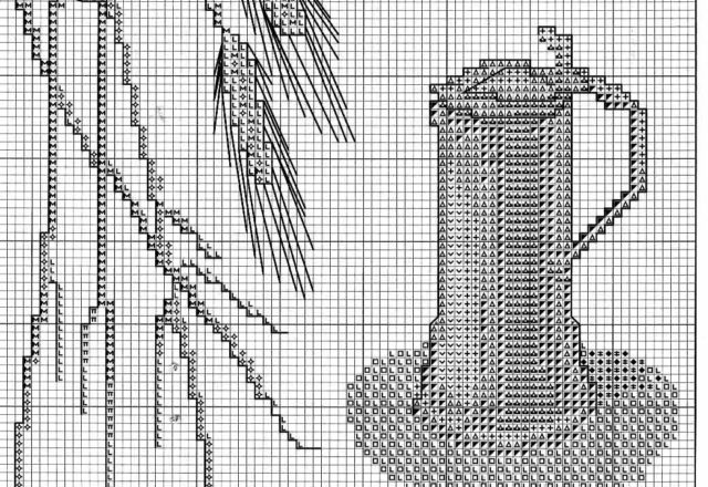 cross stitch picture portraying the beer (3)