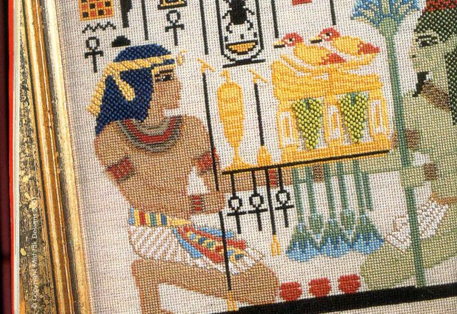 cross stitch picture the ancient egypt (1)
