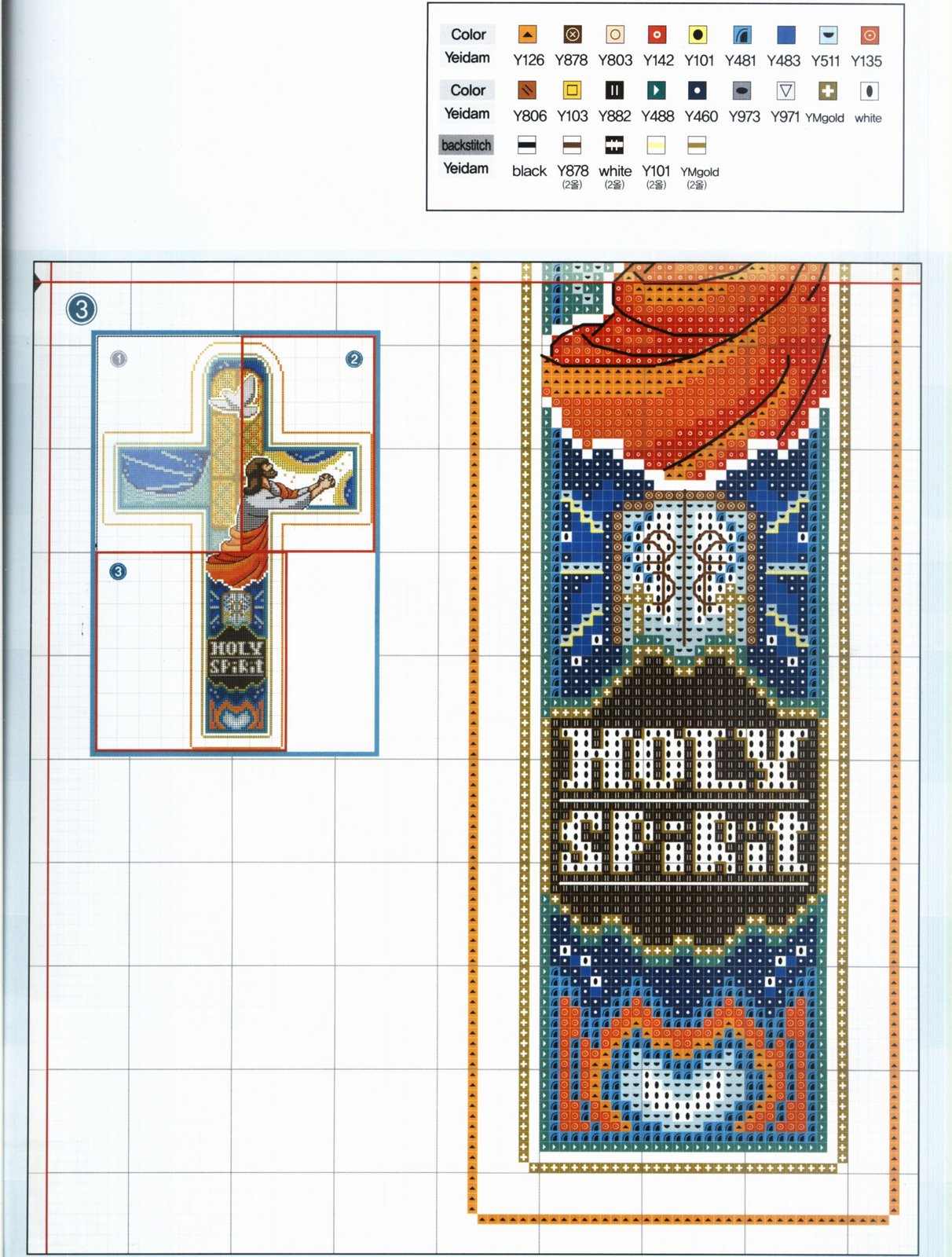 cross stitch picture with Jesus (2)