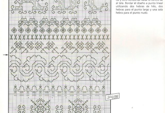 cross stitch picture with letters and borders (1)