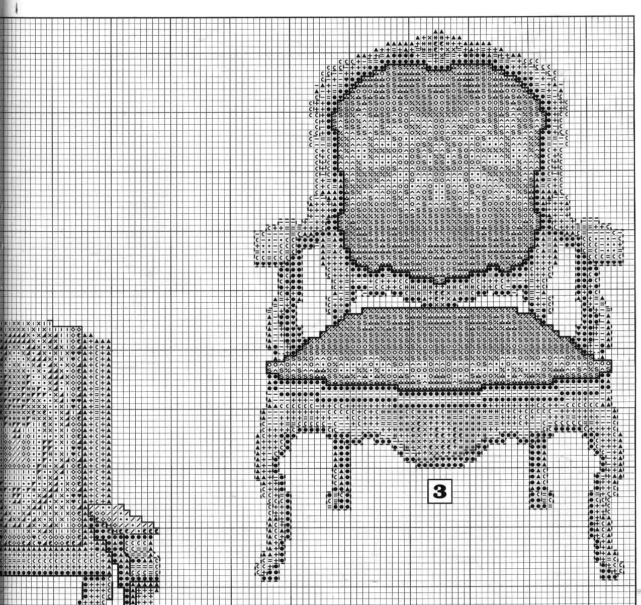 cross stitch picture with vintage armchairs (3)