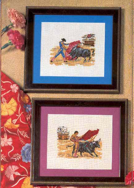 cross stitch pictures of bullfighting (1)