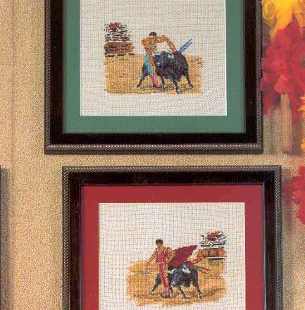 cross stitch pictures of bullfighting (4)