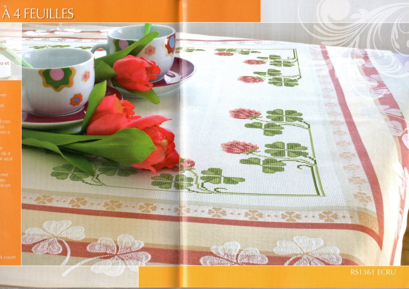 cross stitch tablecloth wildflowers fuchsia (1)
