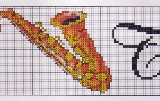 cross stitch week dishtowels musical instruments (6)