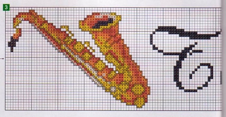 cross stitch week dishtowels musical instruments (6)