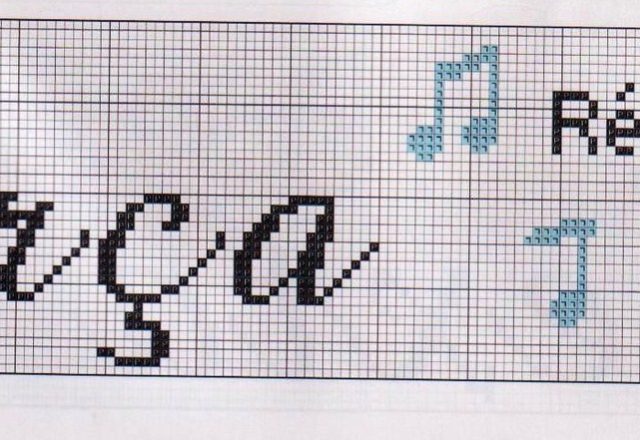 cross stitch week dishtowels musical instruments (7)