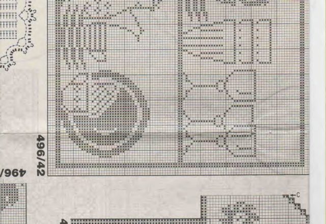 curtain filet dishes jug kitchen