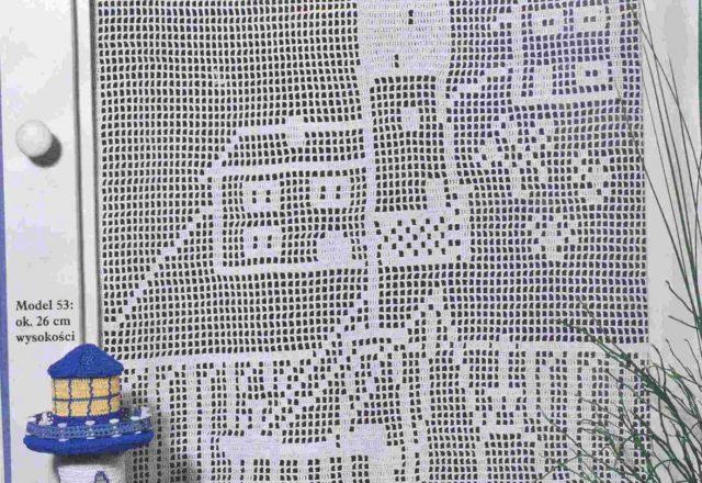 curtain filet seascape lighthouse (1)