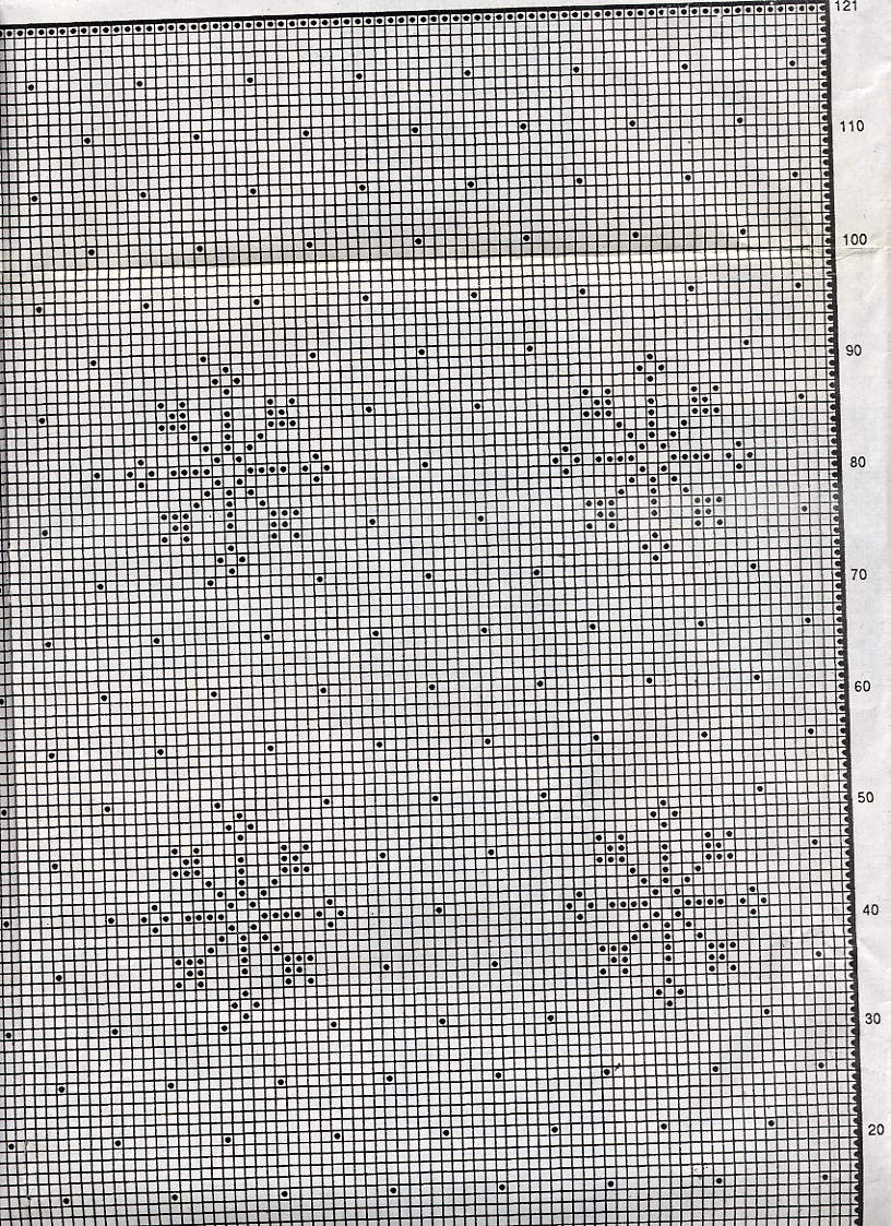 curtains filet with snowflakes Christmas (5)