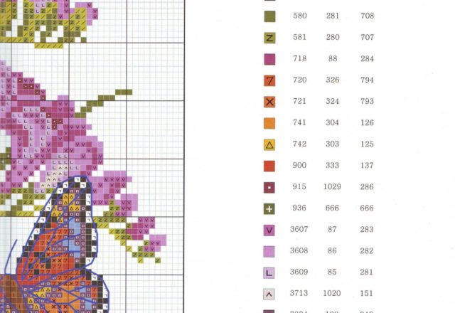 cushion freesias and butterflies (4)