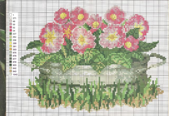 cushion pot with flowers (2)