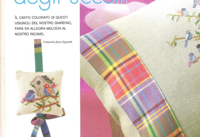 cushion to embroider with many birds on a tree (1)