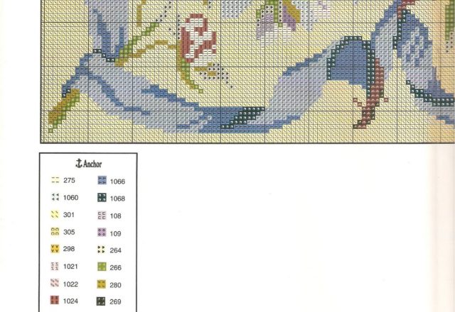 cushion with blue ribbon and beautiful flowers in the middle (1)