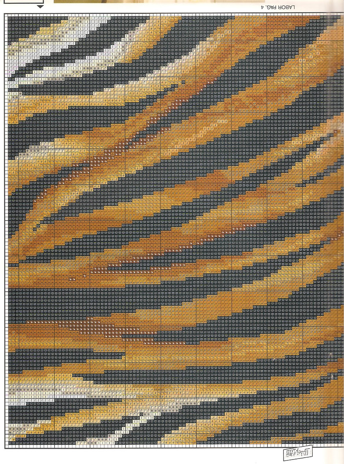 cushions cross stitch striped tiger and leopard (1)