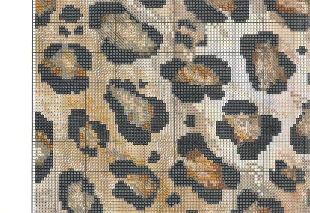 cushions cross stitch striped tiger and leopard (3)