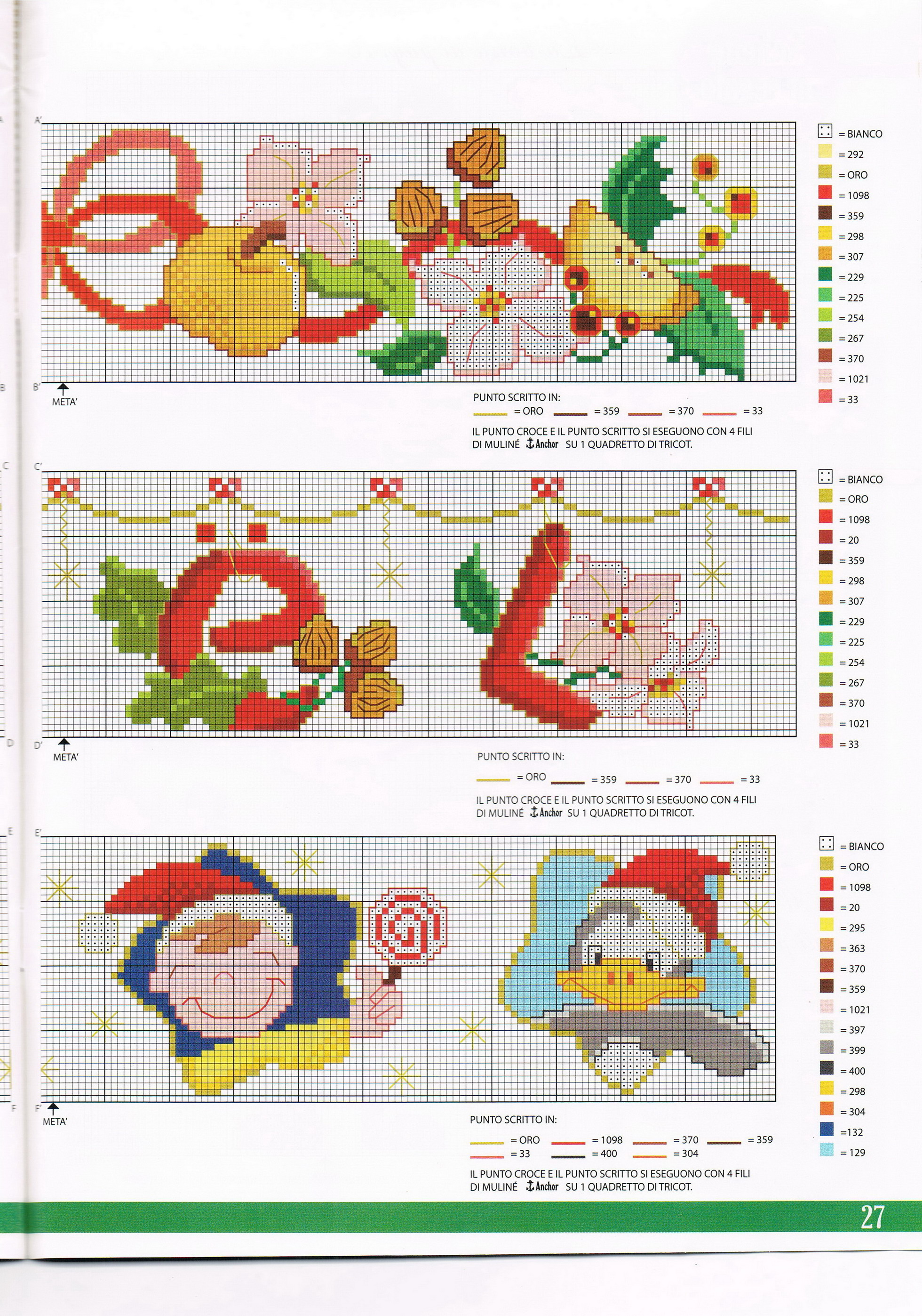 dishtowel christmas cross stitch pattern (2)