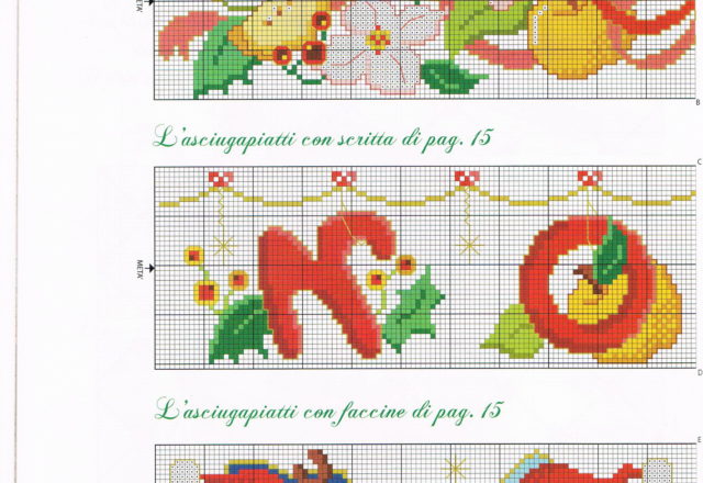dishtowel christmas cross stitch pattern (3)