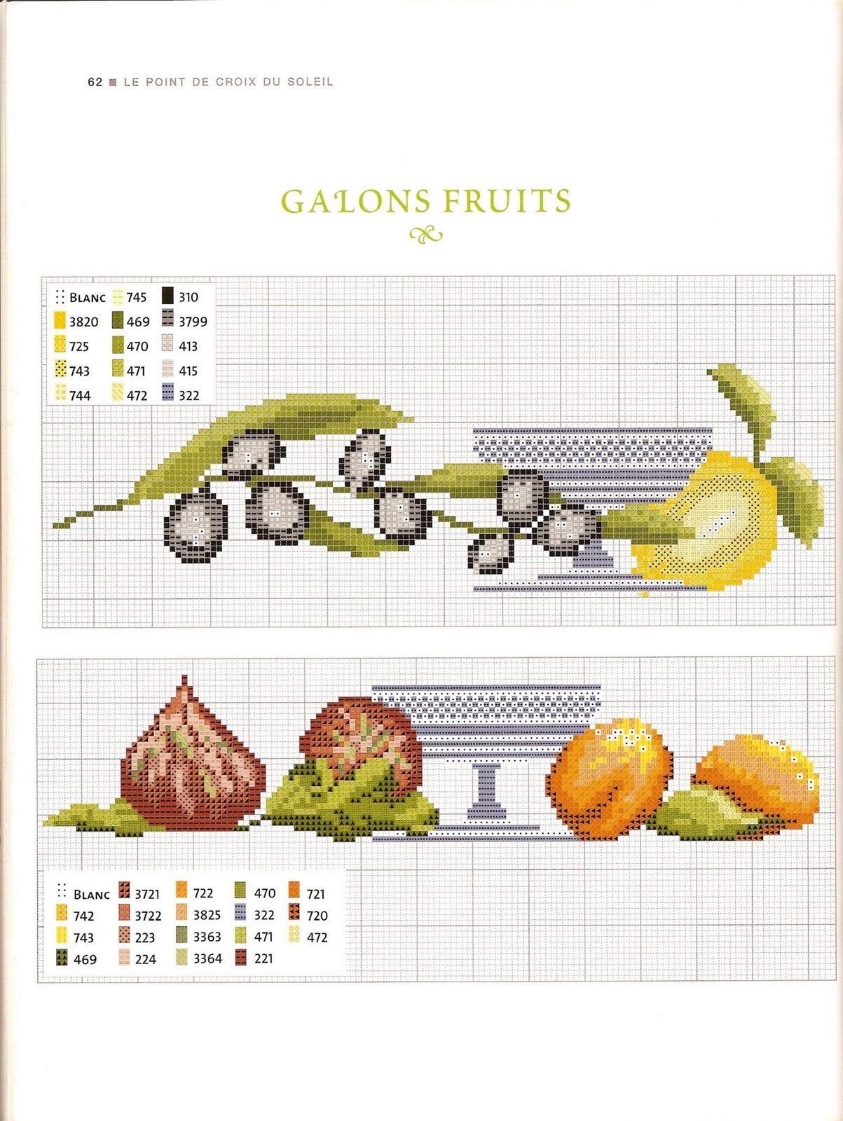 dishtowels cross stitch with figs and lemons (6)