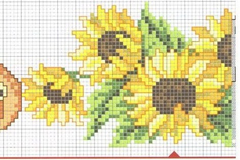dishtowels with sunflower and pumpkin (2)
