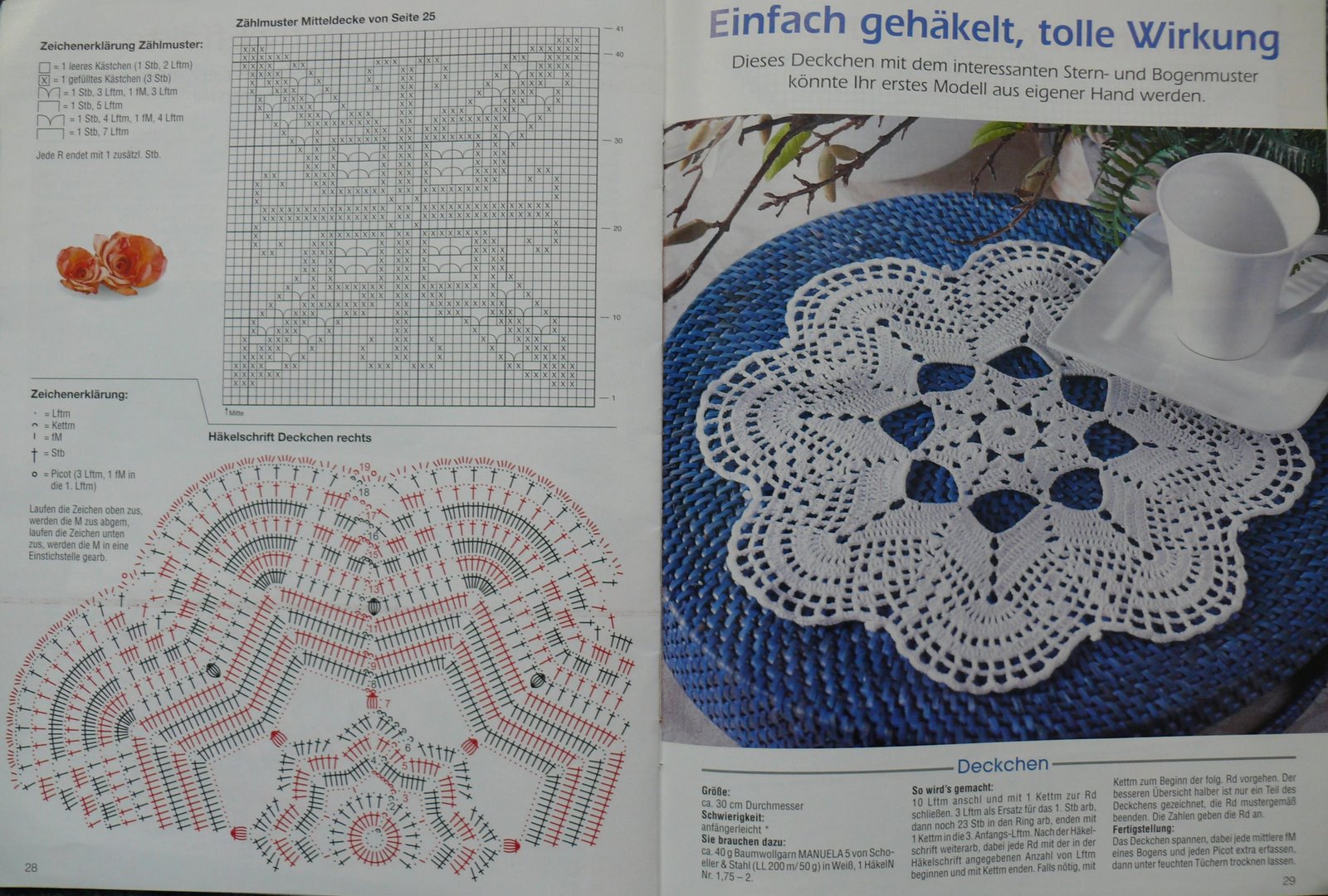 doily crochet round star bows