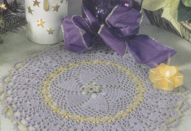 doily pinwheel gold and lavender (1)