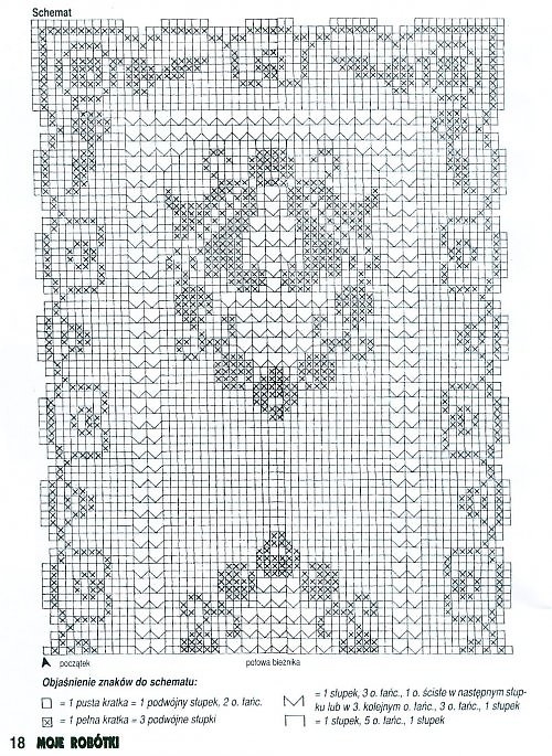 filet table runner bluebells (2)