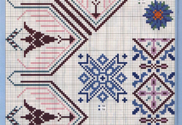 floral cross stitch border (3)