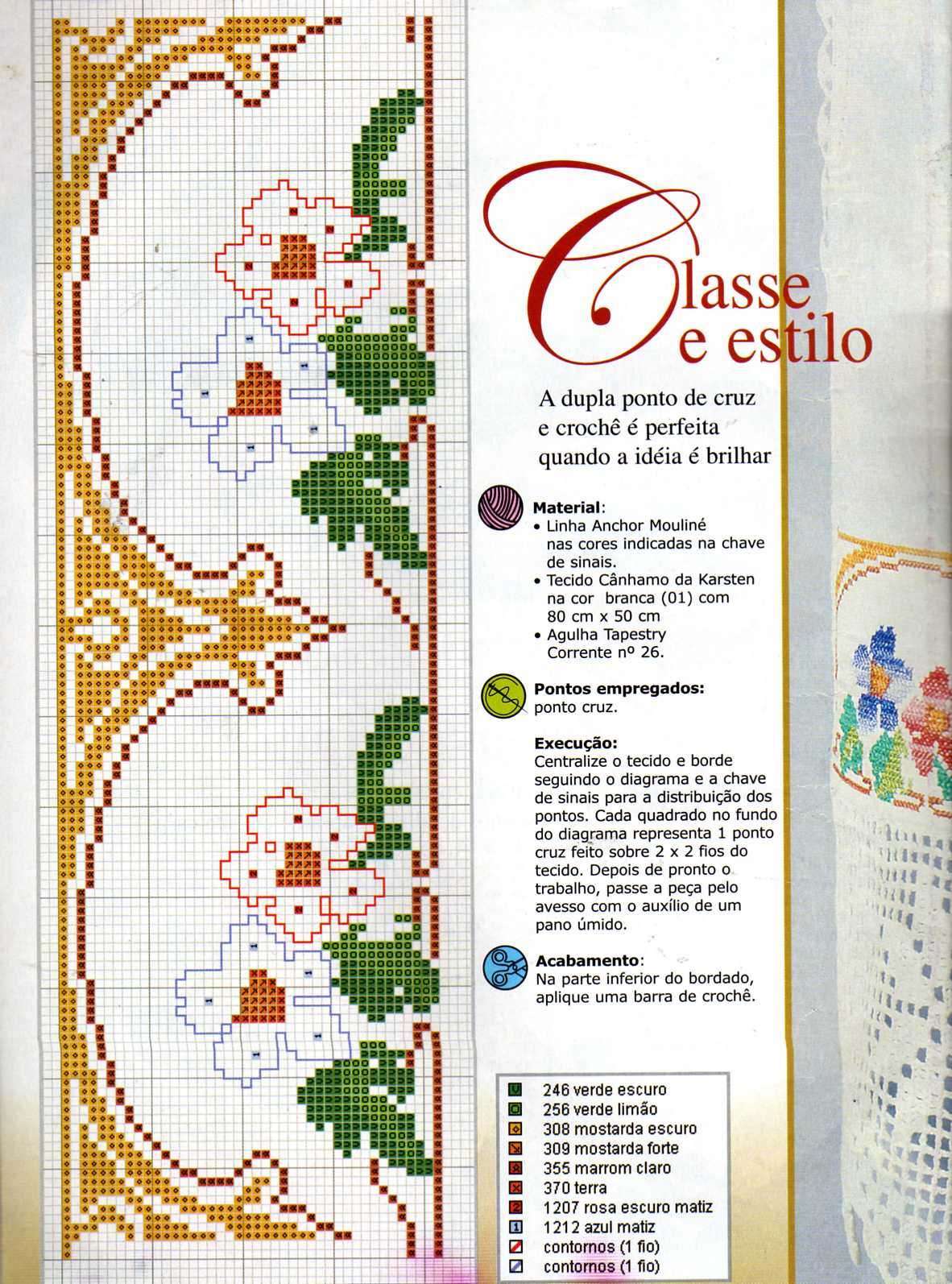 frame and flowers border