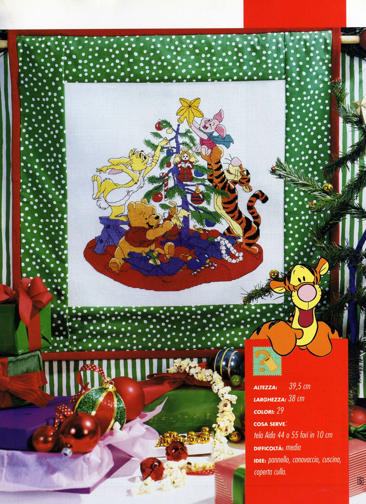 friends of winnie the pooh decorate the Christmas tree (1)