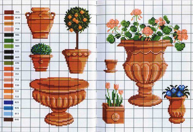 garden flower pots